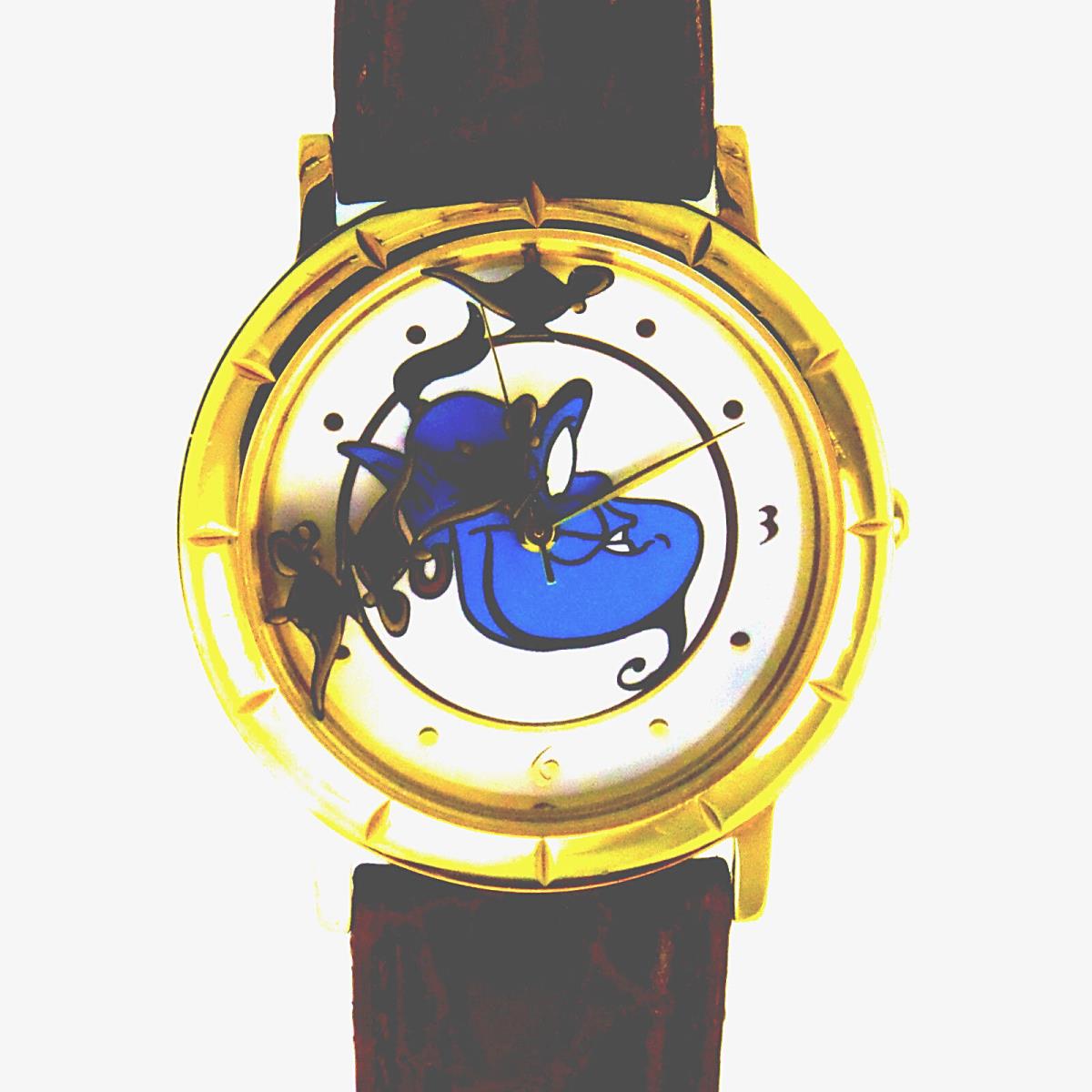 Genie Disney `aladdins ` Floating Lamps Mans Fossil Watch LI-1046 Under