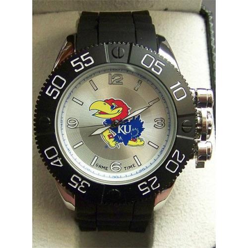 Fossil Kansas Jayhawks Game Time Beast Watch Mens Gametime Wristwatch Col-bea-kan