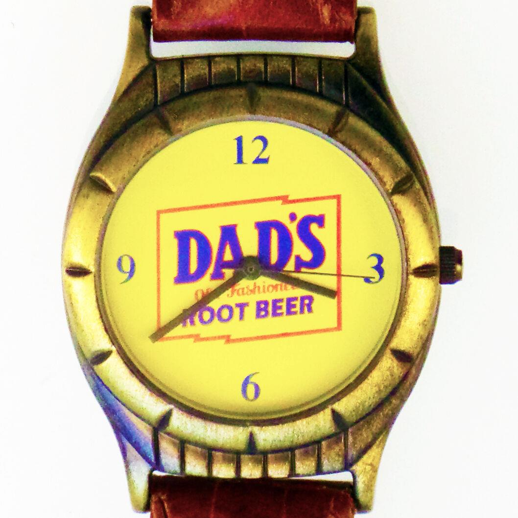 Dad`s Root Beer Logo Dial Unworn Rare Fossil Made Watch Great Dad`s Gift