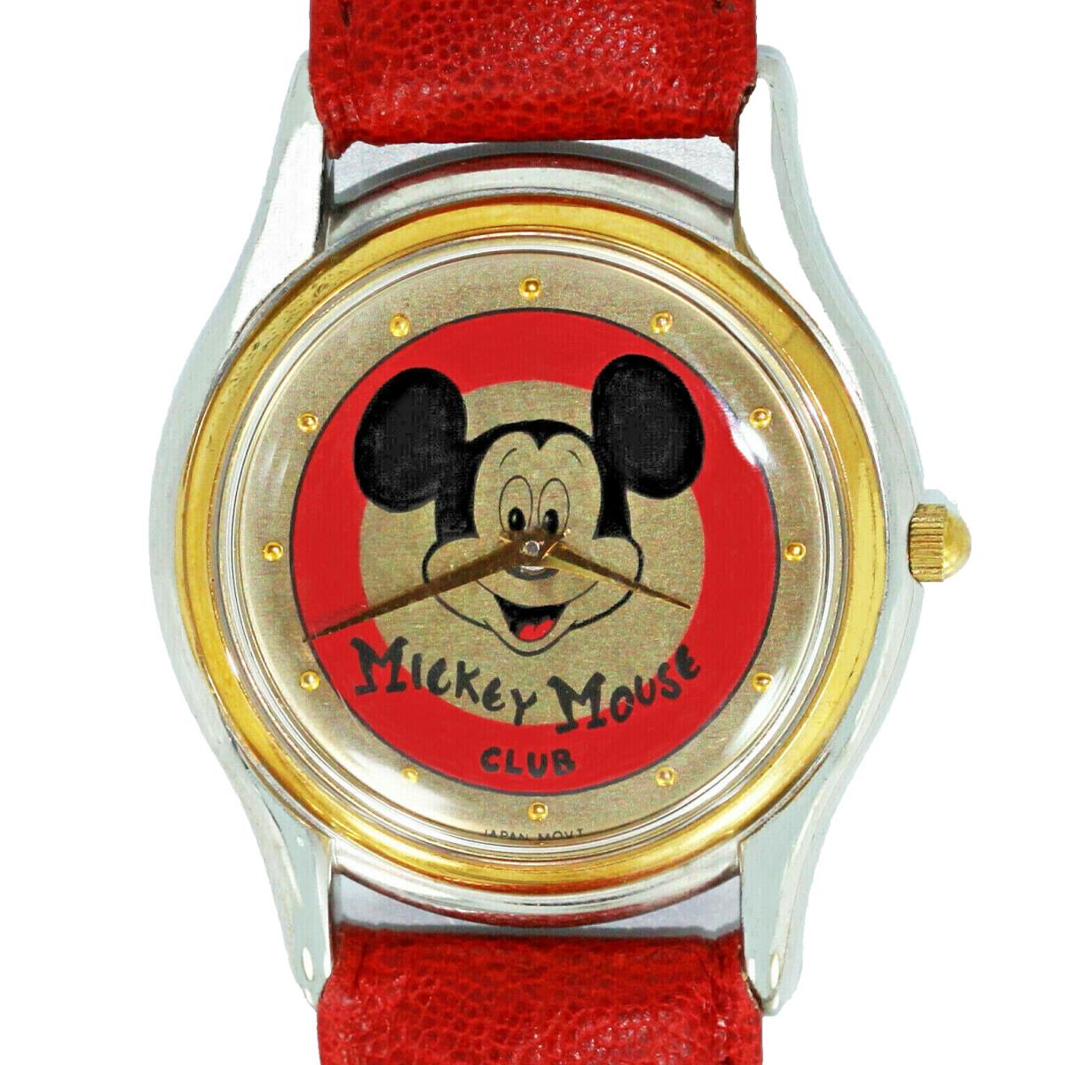 Fossil Mickey Mouse Unworn Walt Disney Company Club Silver and Gold Tone Watch