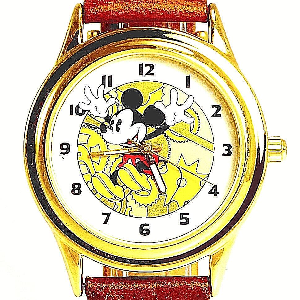 Mickey Disney By Fossil Rare Mans Collectable Easy Read Watch LI-2007 Under