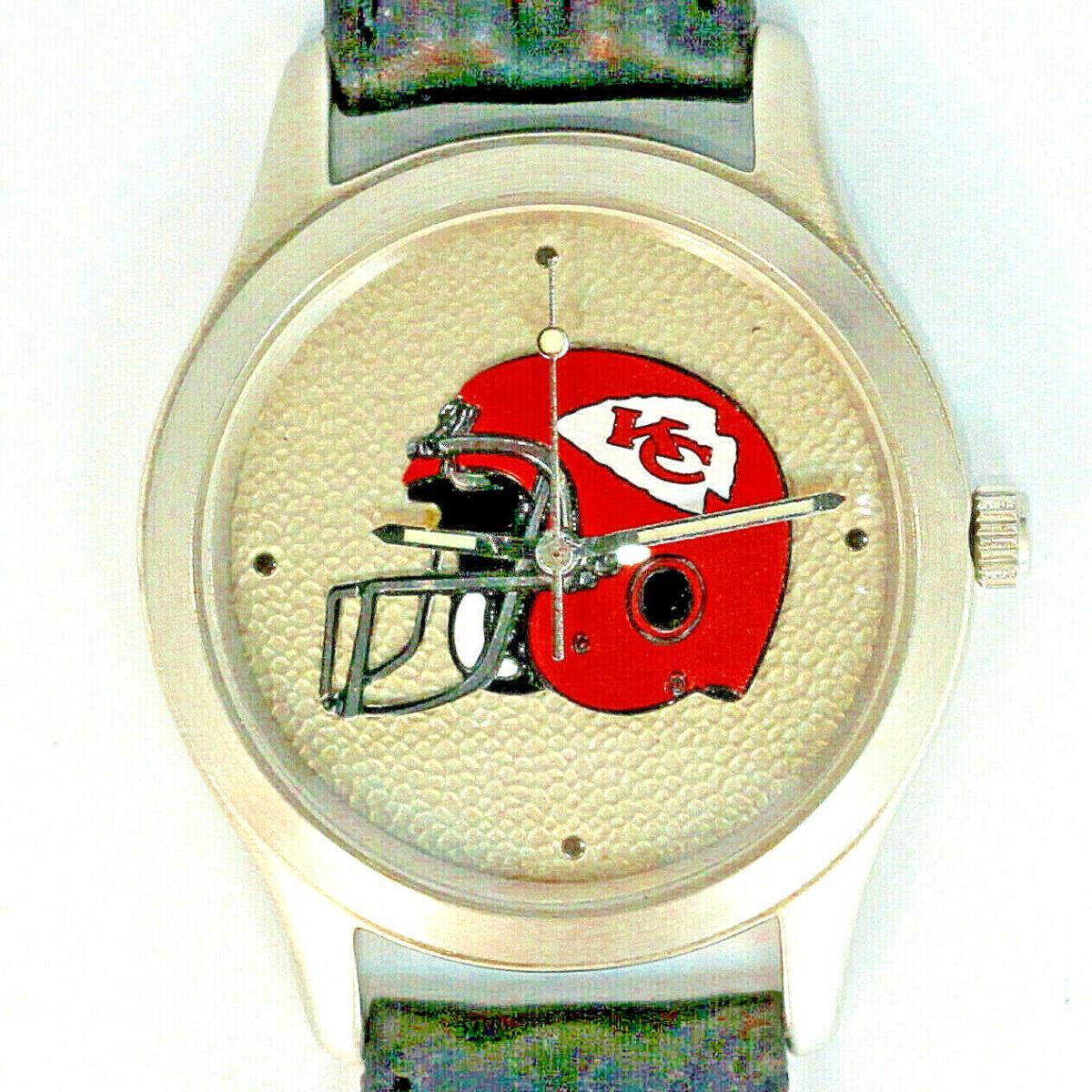 Kansas City Chiefs Nfl Unworn Fossil Team Watch Collectable Style LI 1146 Fash Brands