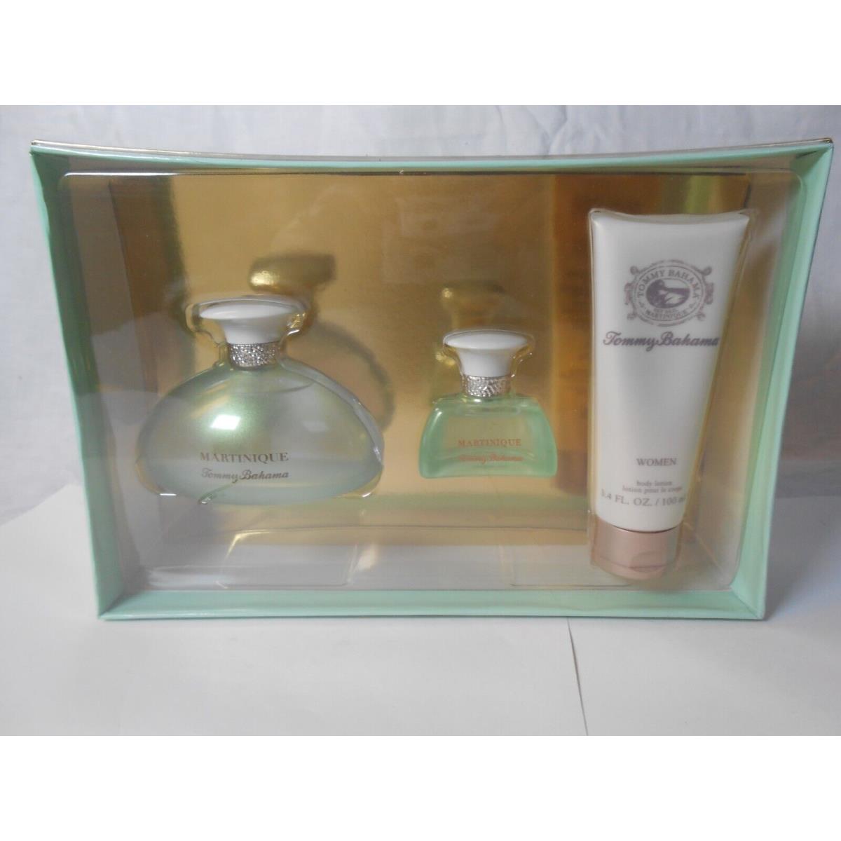 Set Sail Martinique By Tommy Bahama For Women Set: Edp 3.4oz + Mini + BL 6.7oz