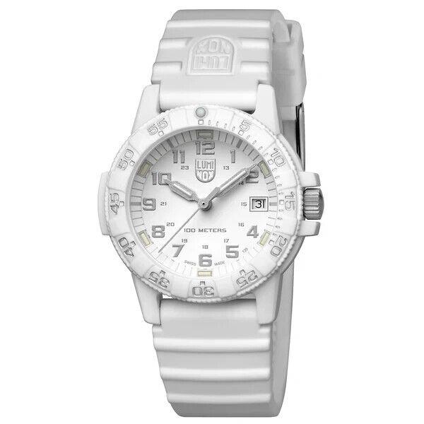 Luminox Leatherback Sea Turtle XS.0307.WO - Dial: White, Band: White, Bezel: White