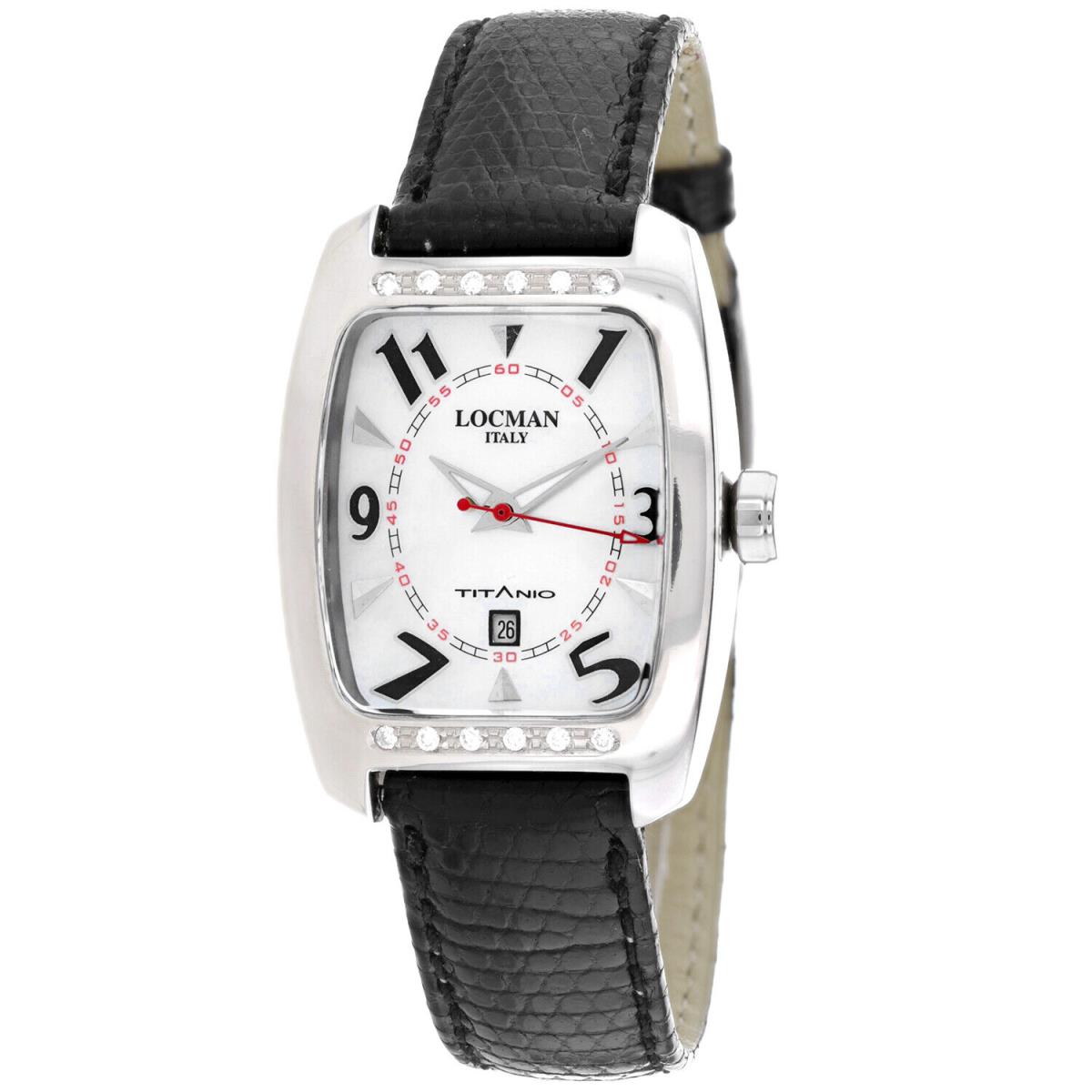 Locman Women`s Classic White Dial Watch - 483F0MWN