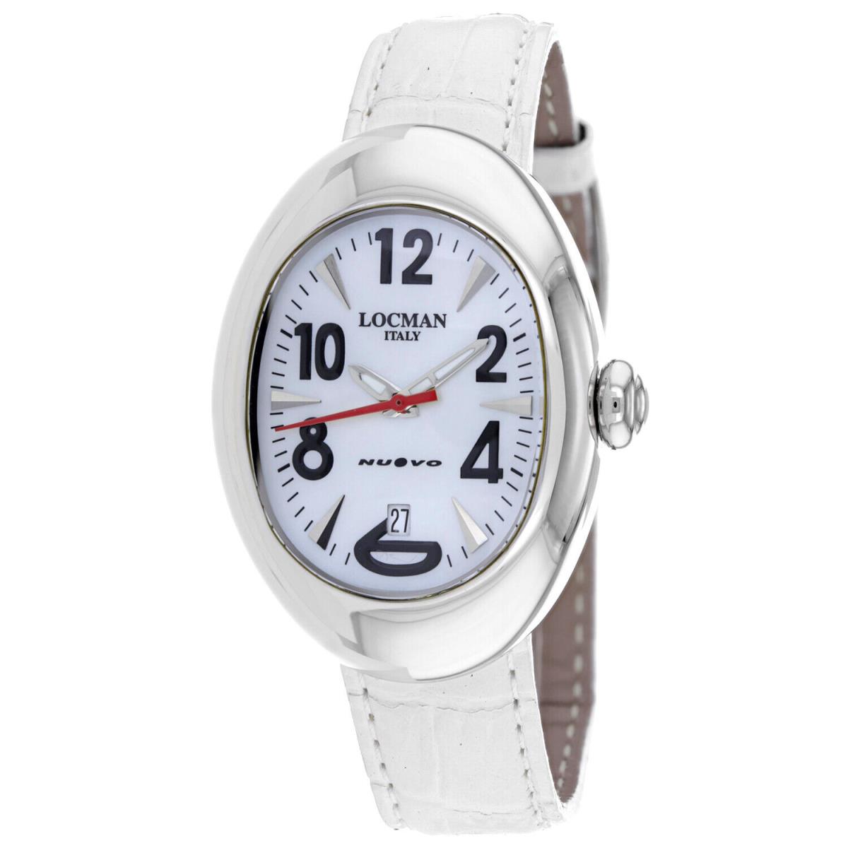 Locman Women`s Classic White Dial Watch - 2000MW