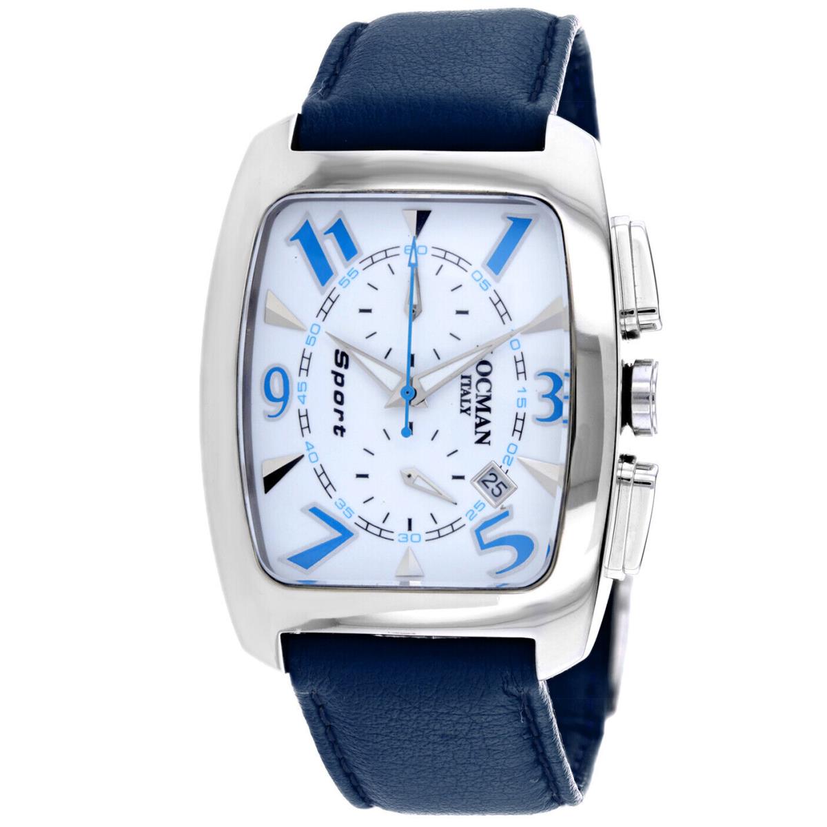 Locman Men`s Classic White Dial Watch - 484WHNBL
