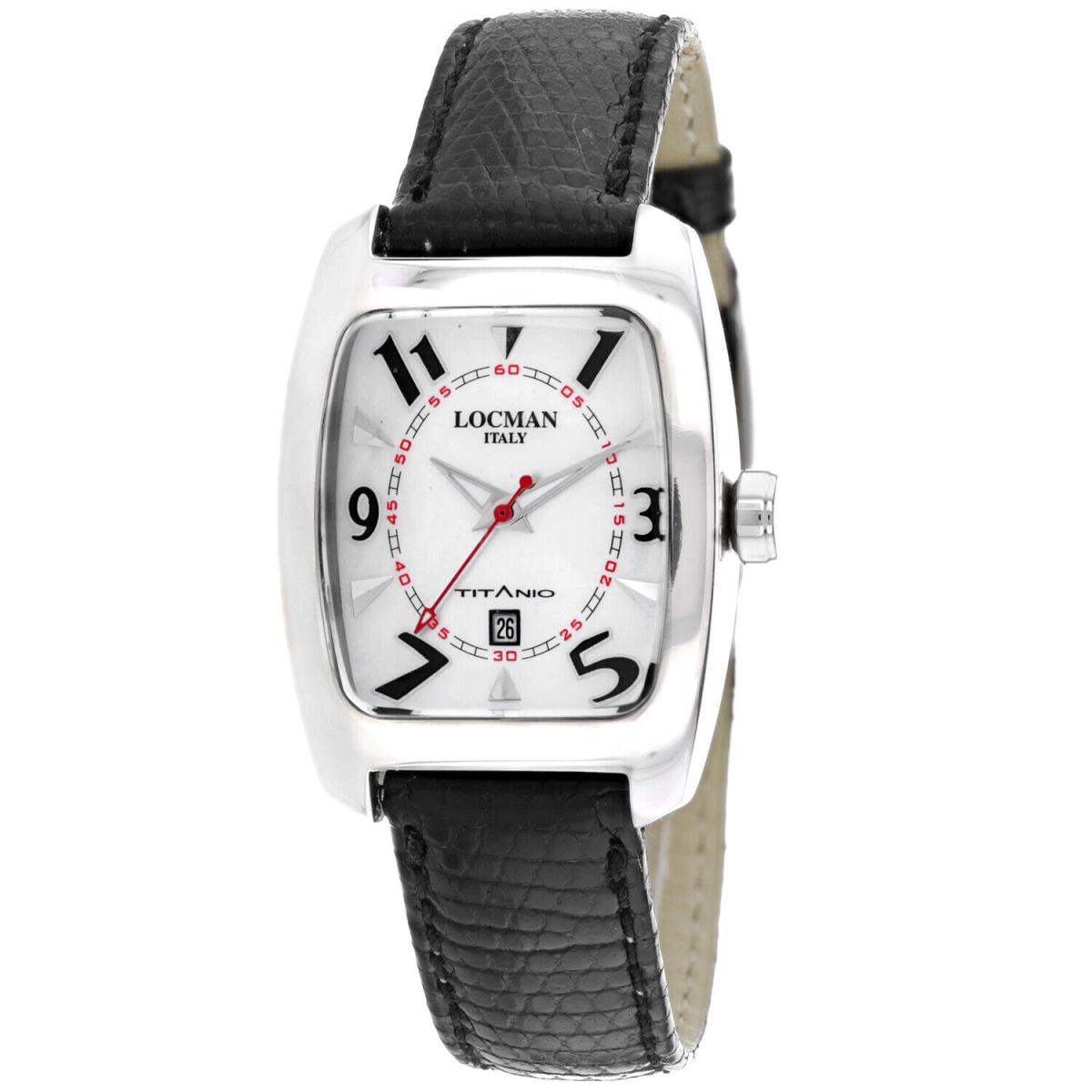 Locman Women`s Classic White Dial Watch - 483WHNBK