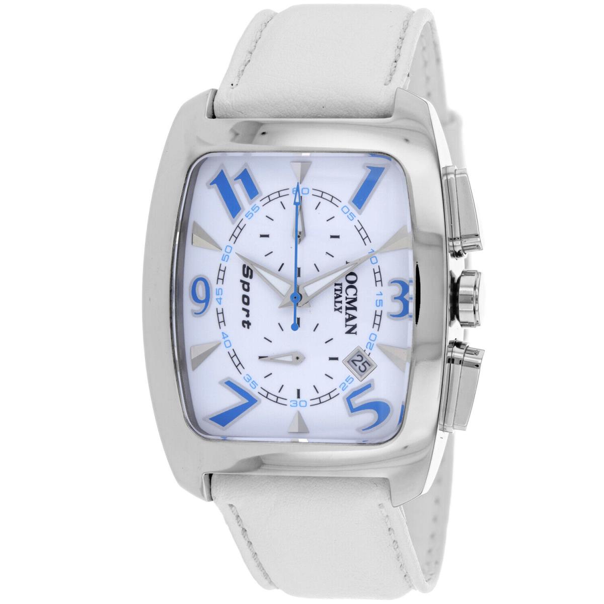 Locman Men`s Classic White Dial Watch - 484WHNSK