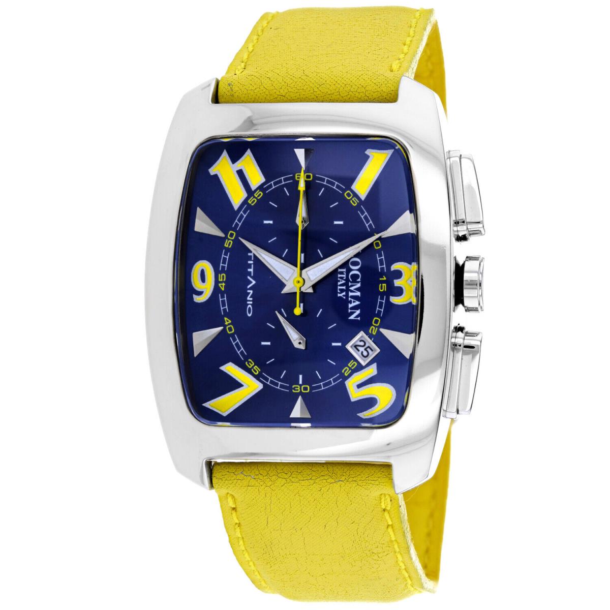 Locman Men`s Classic Blue Dial Watch - 484BLNYL