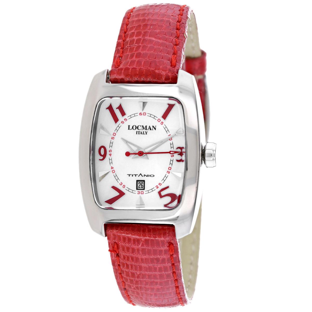 Locman Women`s Classic White Dial Watch - 483MWNSK