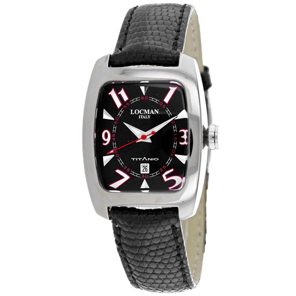 Locman Women`s Classic Black Dial Watch - 48300BKFRD