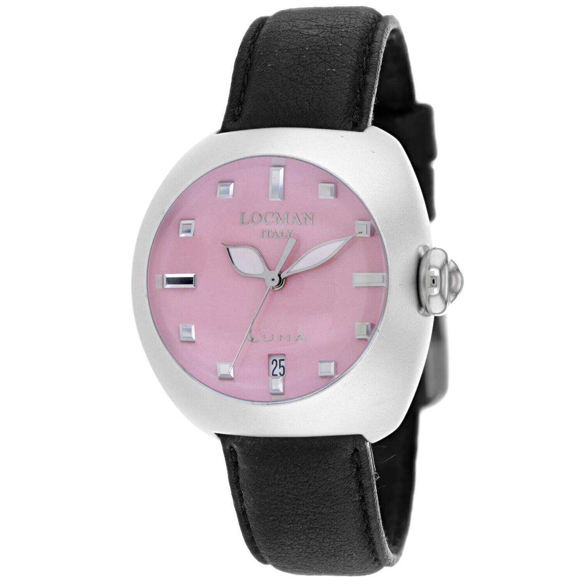 Locman Women`s Classic Pink Dial Watch - 4100PK