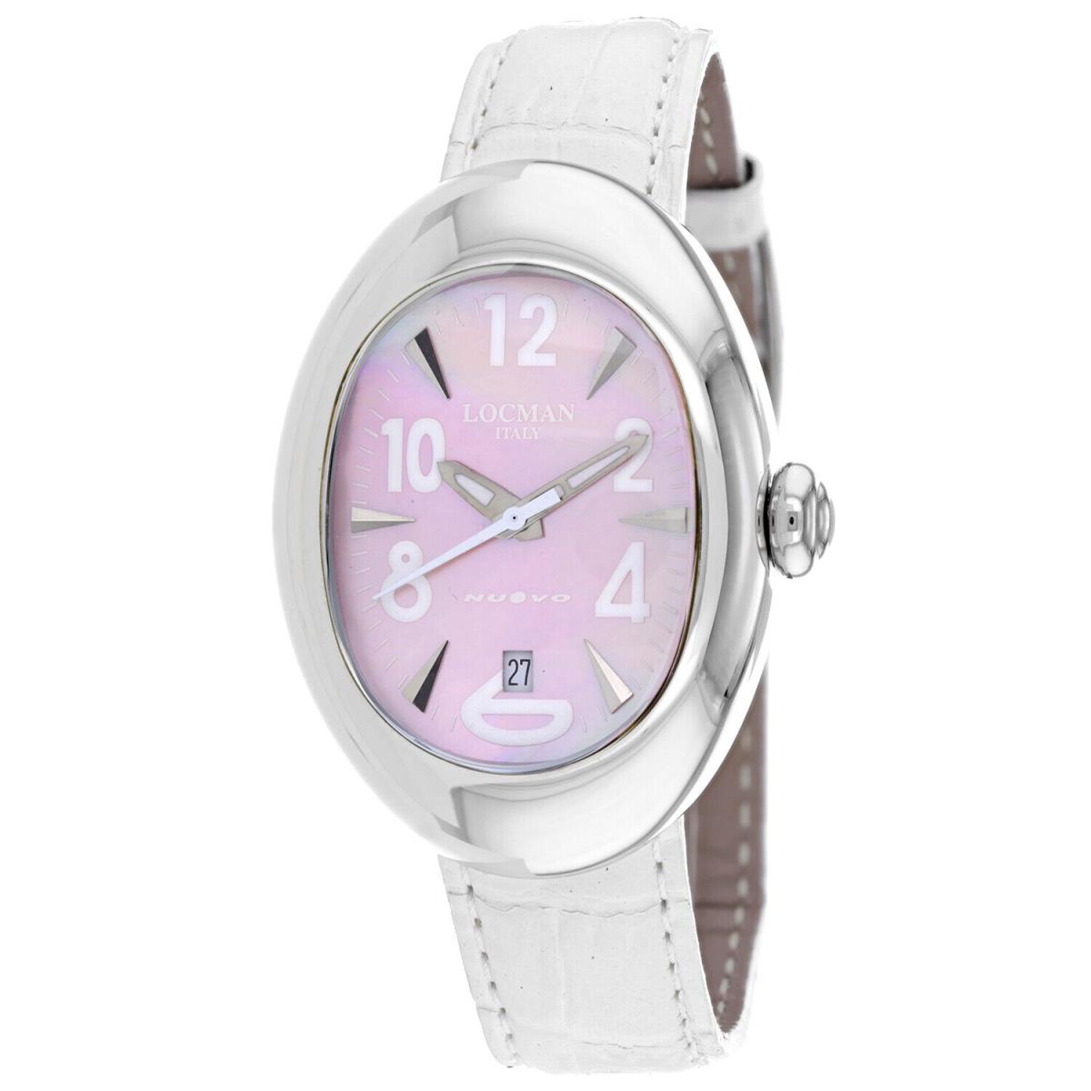 Locman Women`s Classic Pink Dial Watch - 2000MP