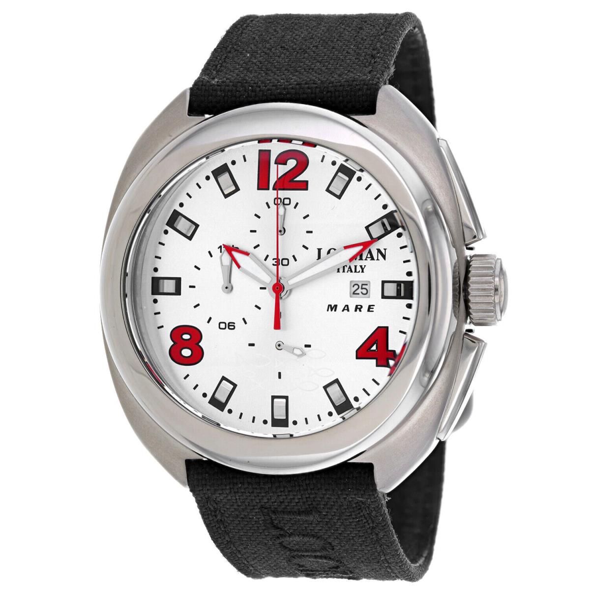 Locman Men`s Classic Silver Dial Watch - 13000AG