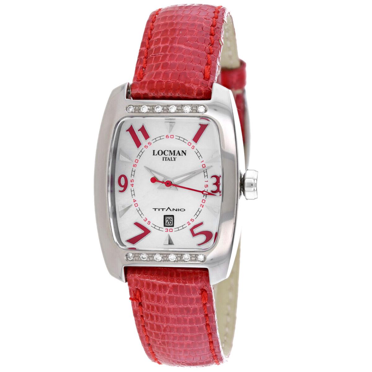 Locman Women`s Classic White Dial Watch - 483F0MWF