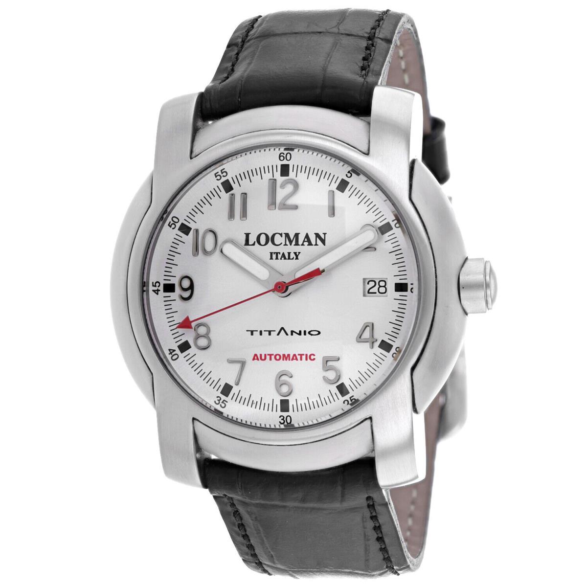 Locman Men`s Classic Silver Dial Watch - 1100AG