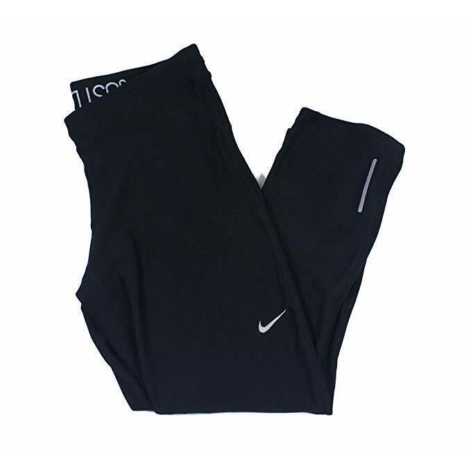 Nike S Women`s Stay Warm Relay Running/yoga/gym Capris-black 640144-010