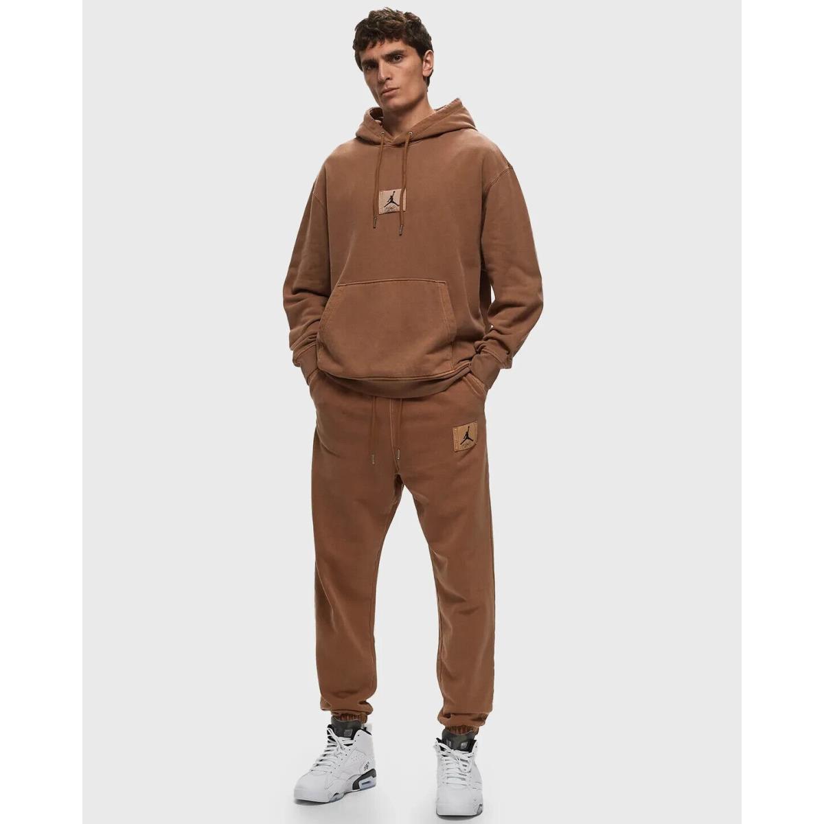 Nike Air Jordan Fleece Mens Size XL British Tan Sweatpant Joggers FB7298 281