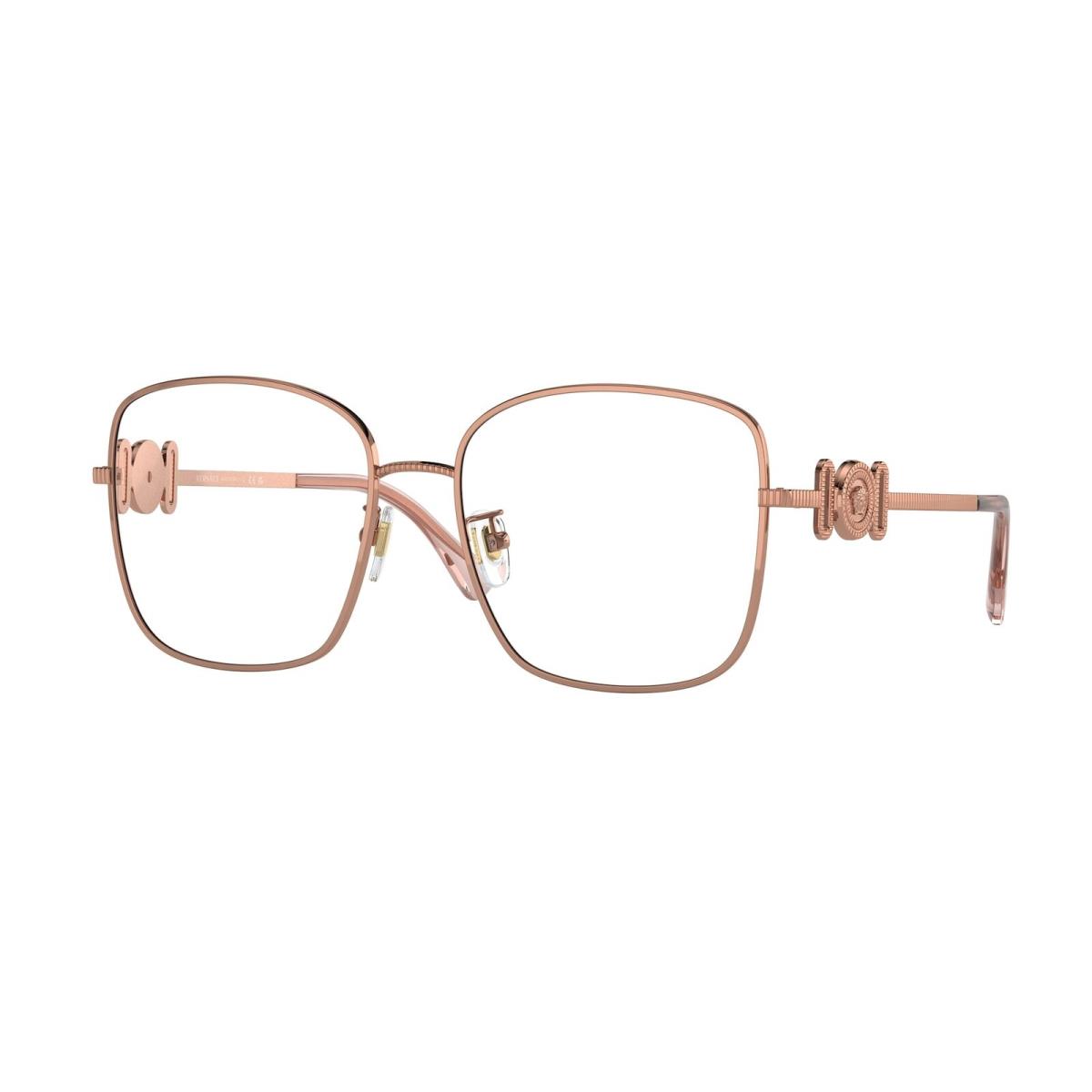 Versace VE1286D 1412 Rose Gold Demo Lens 56 mm Women`s Eyeglasses