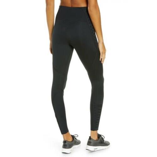 Nike Women`s One Luxe Mid Rise 7/8 Laced Legging Black Size:xs--nwt