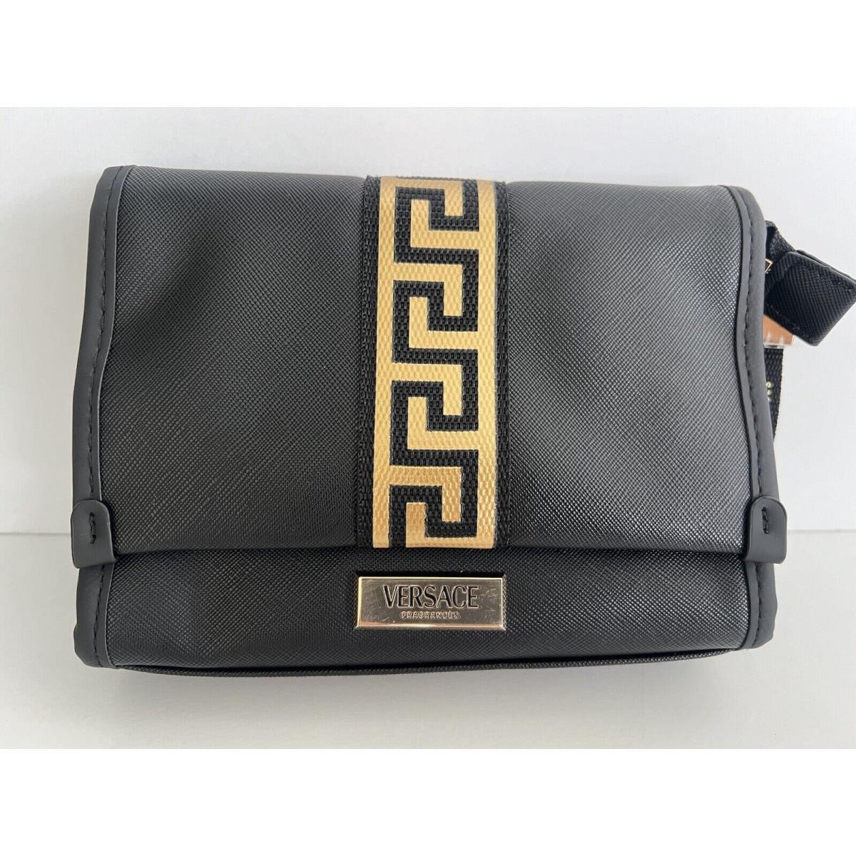 Versace Fragrance Black Clutch Handbag Purse Bag Perfume Promo