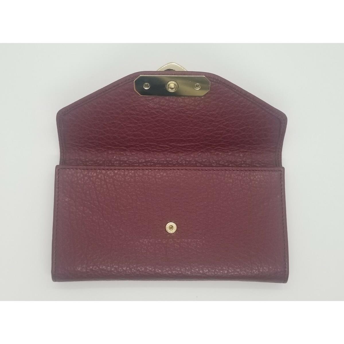 Versace Collection LPDS301 Women s Burgundy Leather Wallet