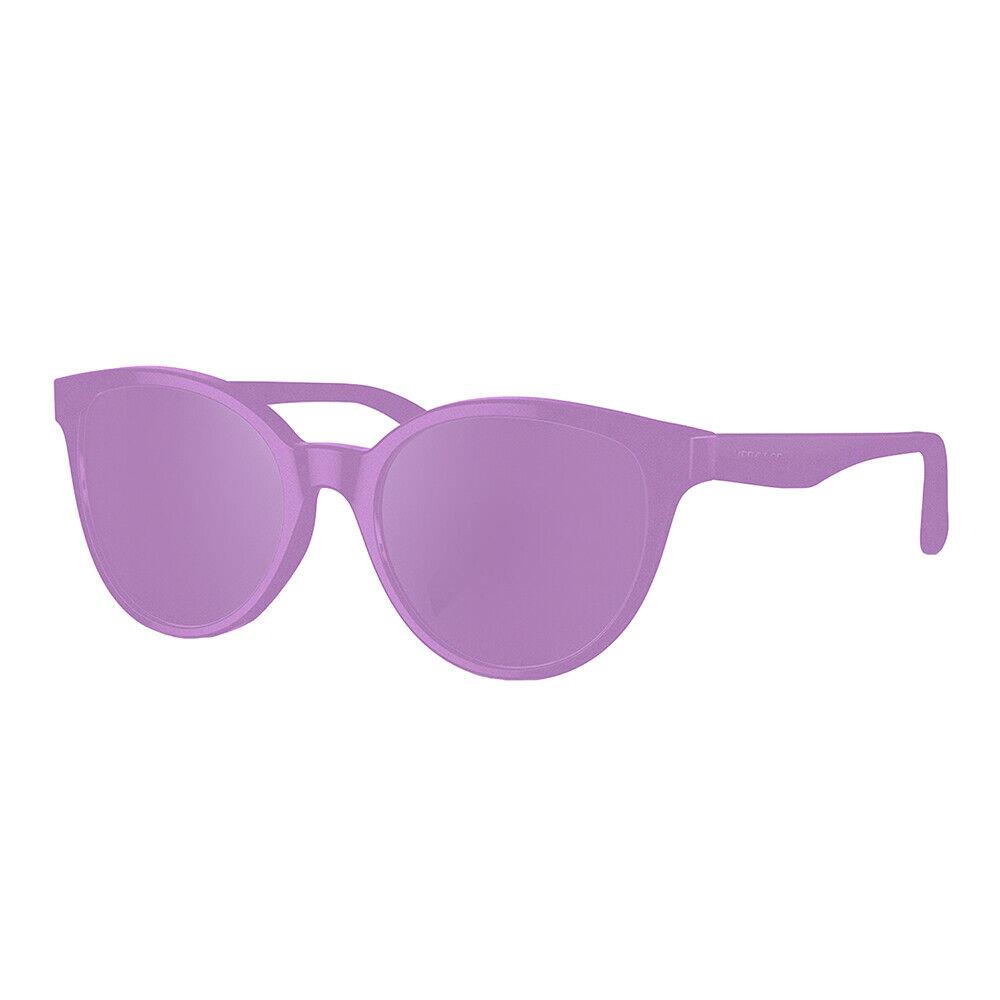 Versace VK 4427U 53734V Lilac Glitter Plastic Sunglasses Purple Mirror Lens