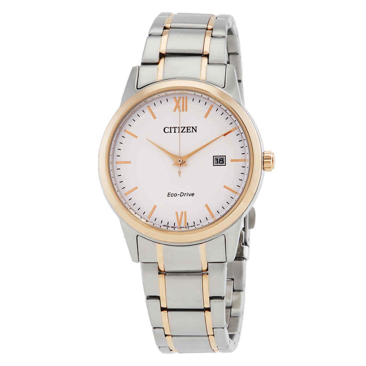 Citizen Eco-drive White Dial Men`s Watch AW1786-88A