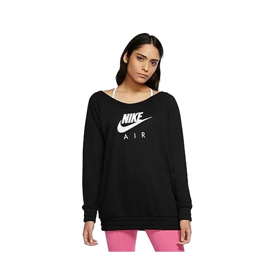 Nike Air Ots Long-sleeve Fleece Tunic Womens Active Shirts Tees Size XS