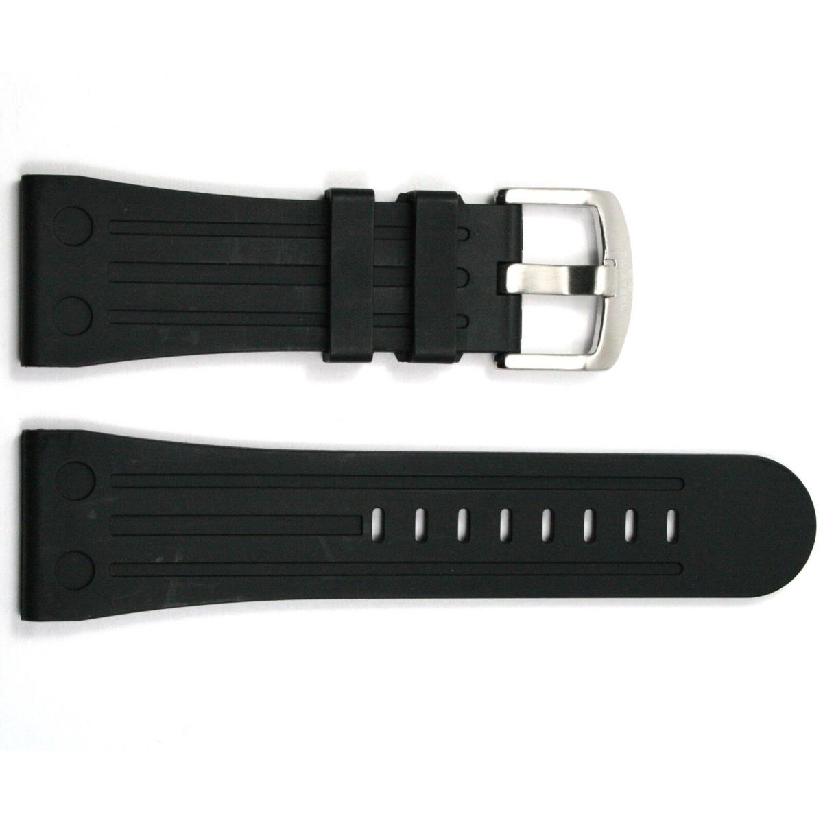 TW Steel TWB96 Black Rubber Strap For Goliath 37MM Cases. 26MM Width