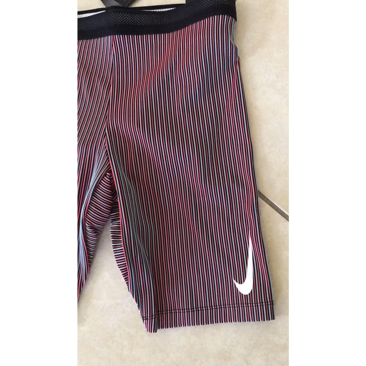 Nike 2024 Aeroswift Men's Running Half Tight Black Crimson Jade New Sz XL CJ7843-011