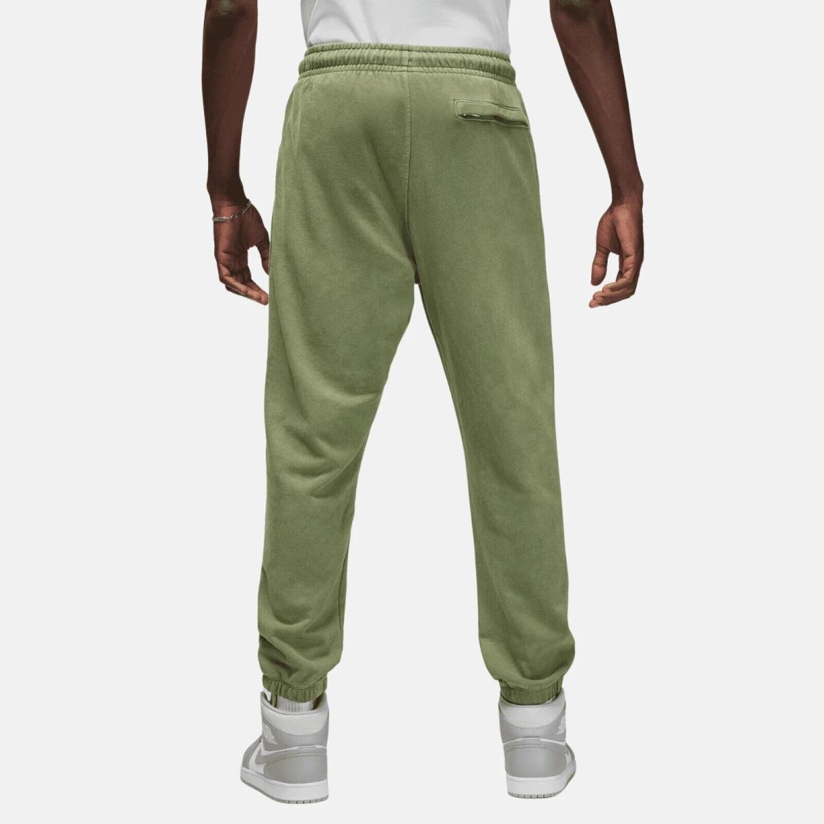 Nike Air Jordan Fleece Mens Size 2XL Olive Green Sweatpant Joggers FB7298 340