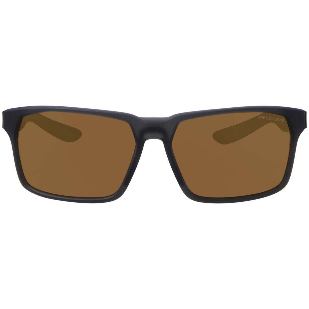 Nike Maverick-rge-m DC3295 060 Sunglasses Men`s Anthracite/bronze Mirror 59mm - Frame: Purple, Lens: Brown