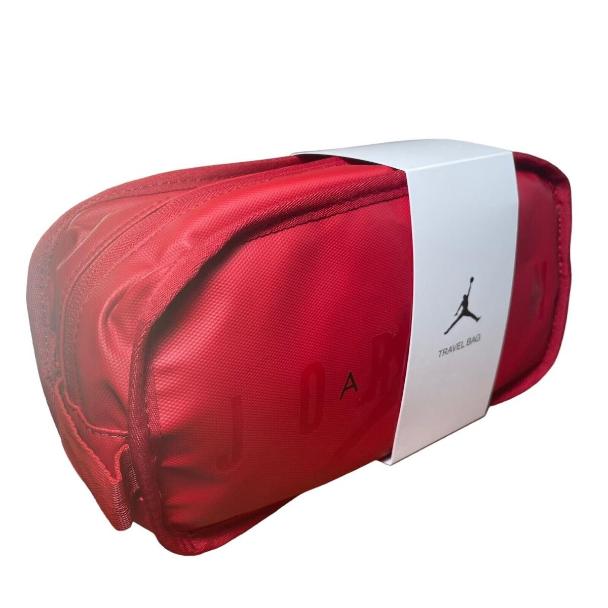 Nike Air Jordan Travel Dopp Kit Clutch Bag Toiletries Bag. Gym Red
