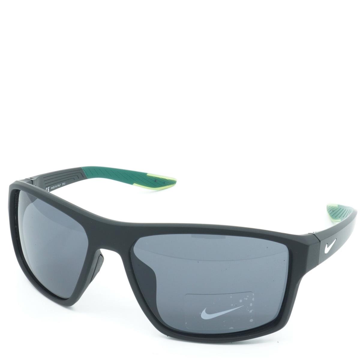 DC3294-010 Mens Nike Brazen Fury MI Sunglasses - Frame: Matte Black/Green