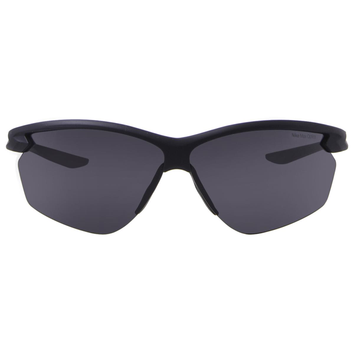 Nike Victory DV2138 010 Sunglasses Women`s Matte Black/grey Rectangle Shape 70mm
