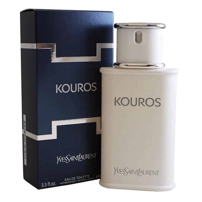 Yves Saint Laurent Kouros Men Cologne Eau De Toilette 3.3 oz 100 ml Edt Spray