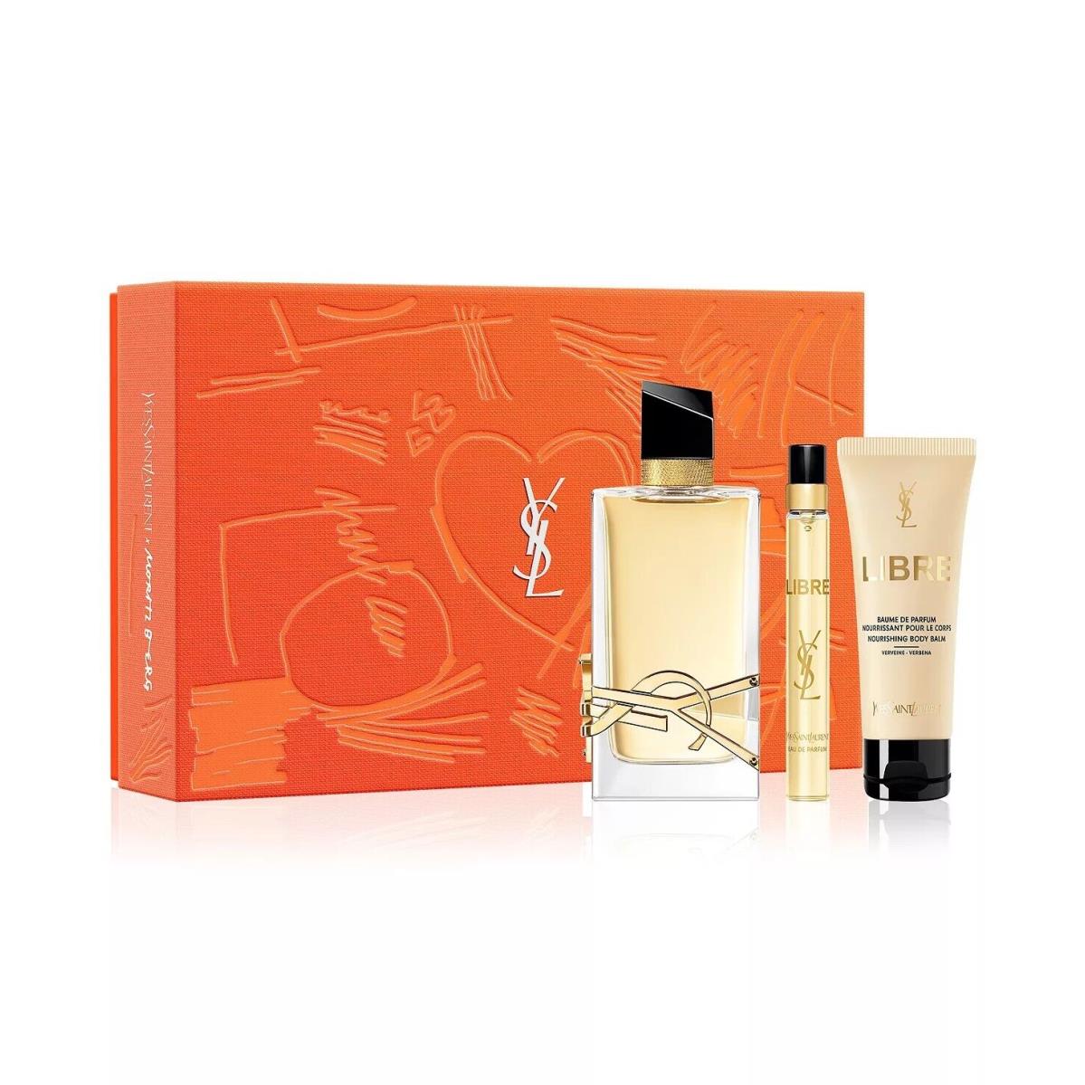 Yves Saint Laurent Ysl Libre 3 PC Gift Set - 3OZ Edp Refill + 1.7OZ Body Lotion + 0.33OZ Edp Women