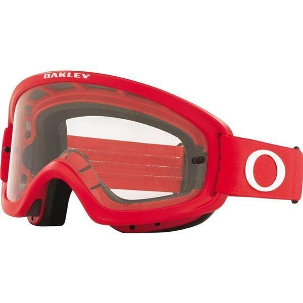 Oakley XS O Frame 2.0 Pro Youth MX Goggles Red/clear