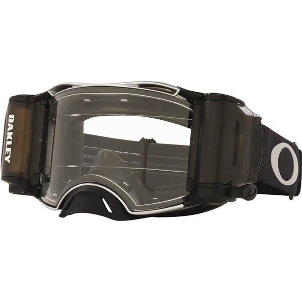 Oakley Airbrake Tuff Blocks Race Ready MX Goggles Silver Black/clear