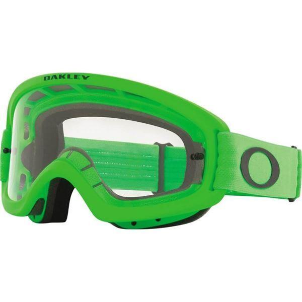 Oakley XS O Frame 2.0 Pro Youth MX Goggles Green/clear