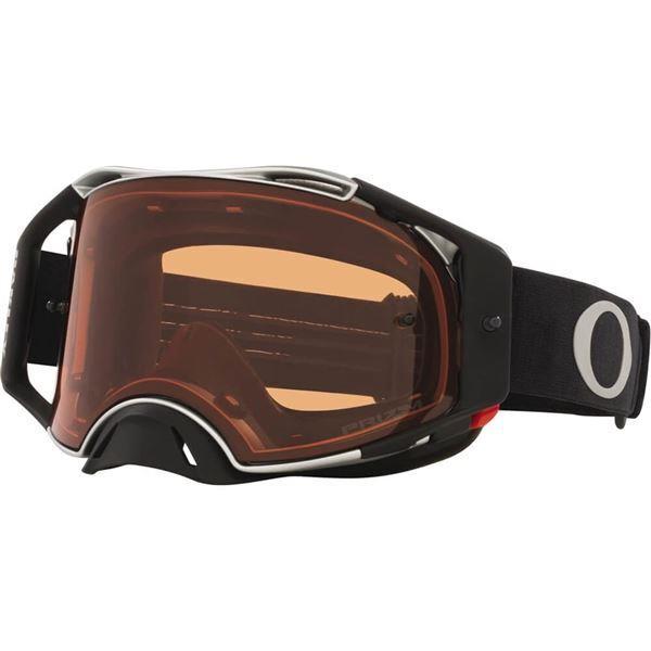 Oakley Airbrake Tuff Blocks MX Goggles Black Grey/prizm Bronze