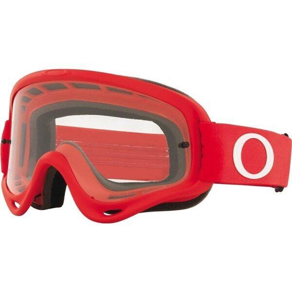 Oakley XS O Frame Youth MX Goggles Red/clear