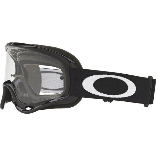 Oakley XS O Frame Youth MX Goggles Black/clear - Black/Clear, Frame: Black