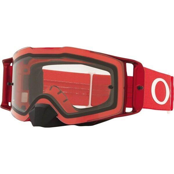 Oakley Front Line MX Goggles Red/clear