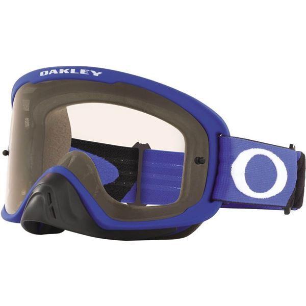 Oakley O Frame 2.0 Pro Tuff Blocks MX Goggles Blue Black/clear