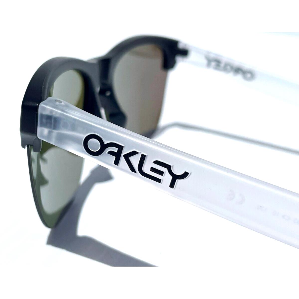 Oakley Frogskins Lite Matte Clear Polarized Galaxy Jade Lens Sunglass 9374