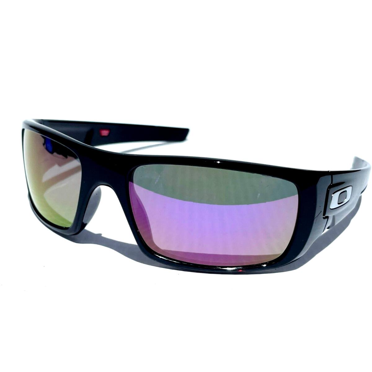 Oakley Crankshaft Polished Black w Polarized Galaxy Violet Sunglass 9239