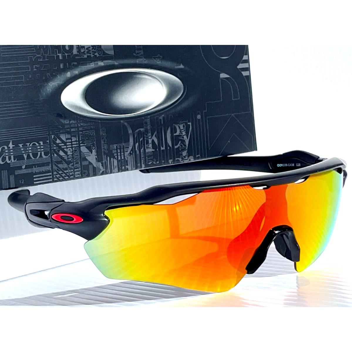 Oakley Radar EV Path Black Ducati Red Polarized Galaxy Ruby Lens Sunglass 9208